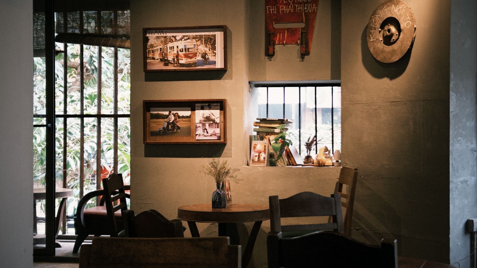 A warm and inviting San Francisco coffee shop interior
