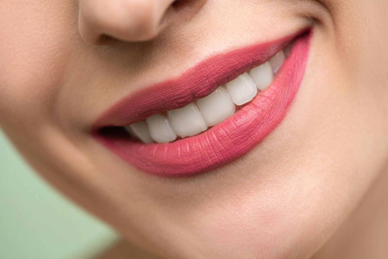 Close-up of a healthy smile