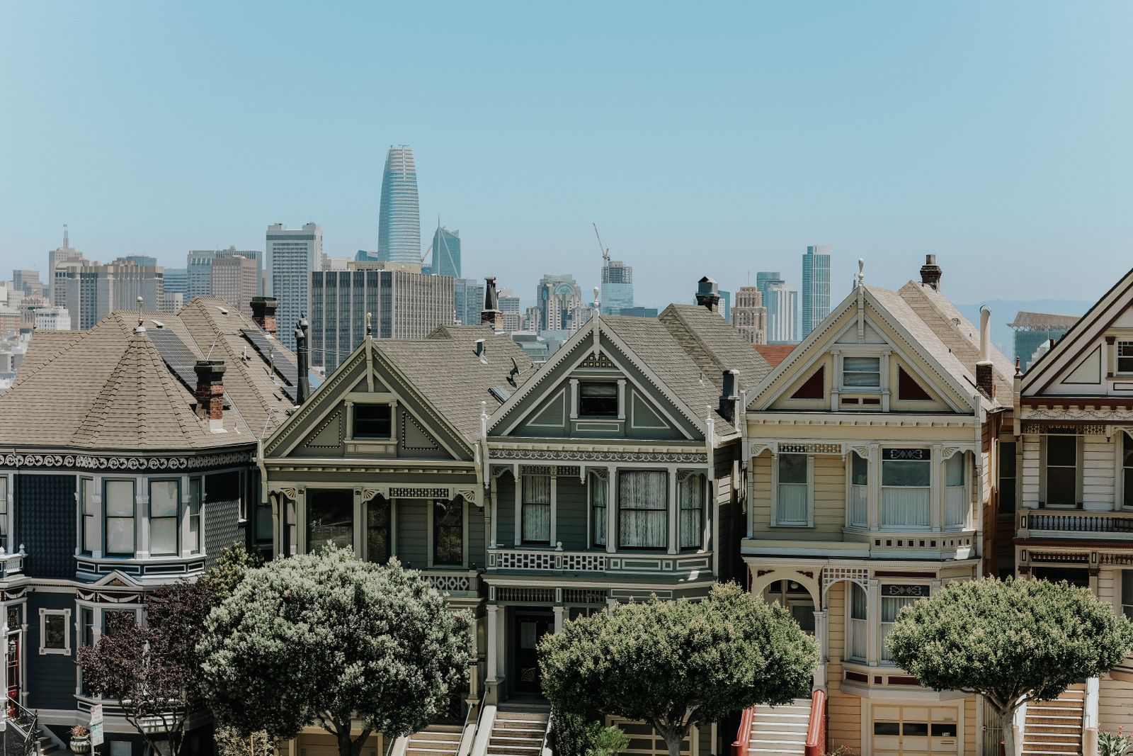 San Francisco Victorian houses