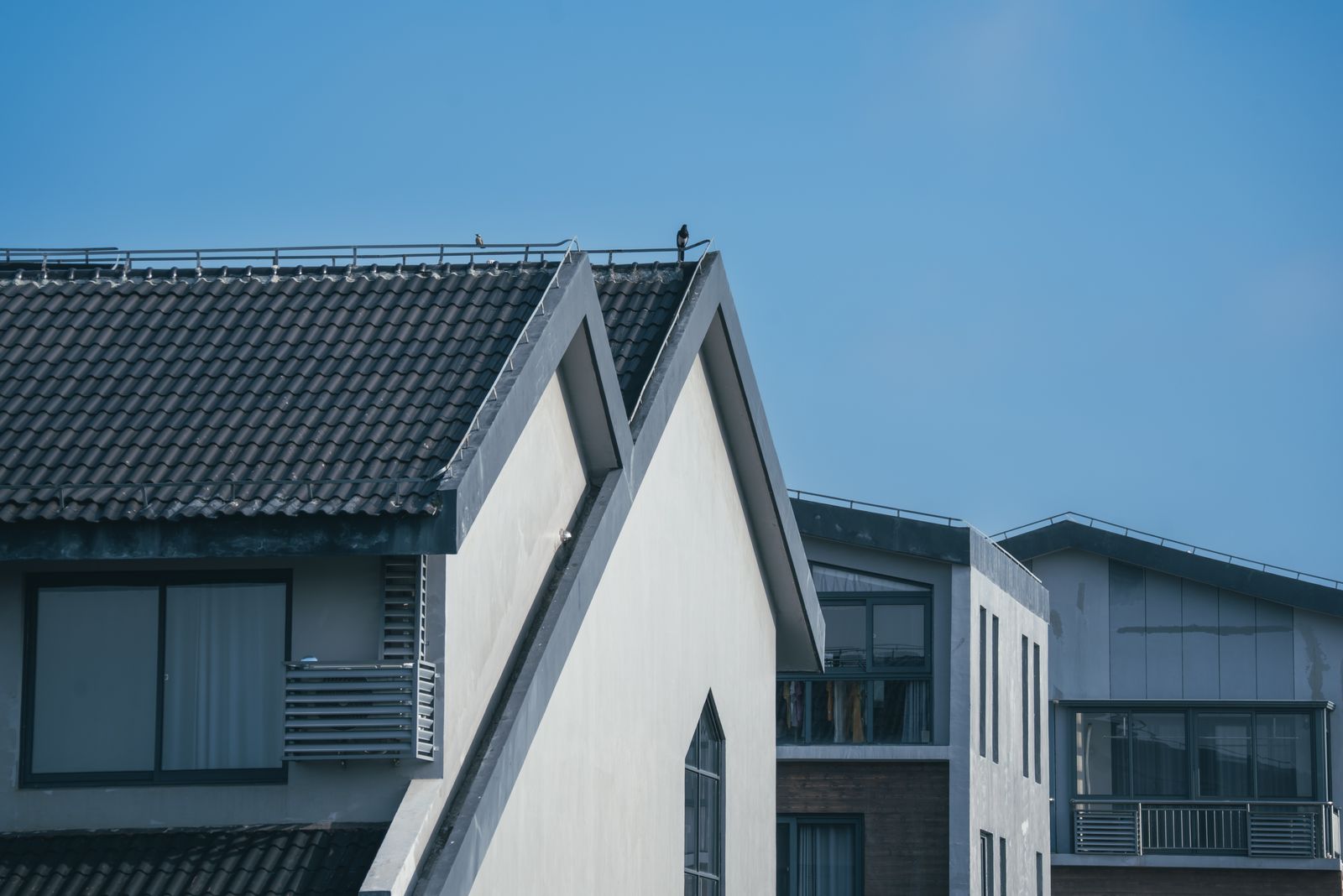 A residential rooftop