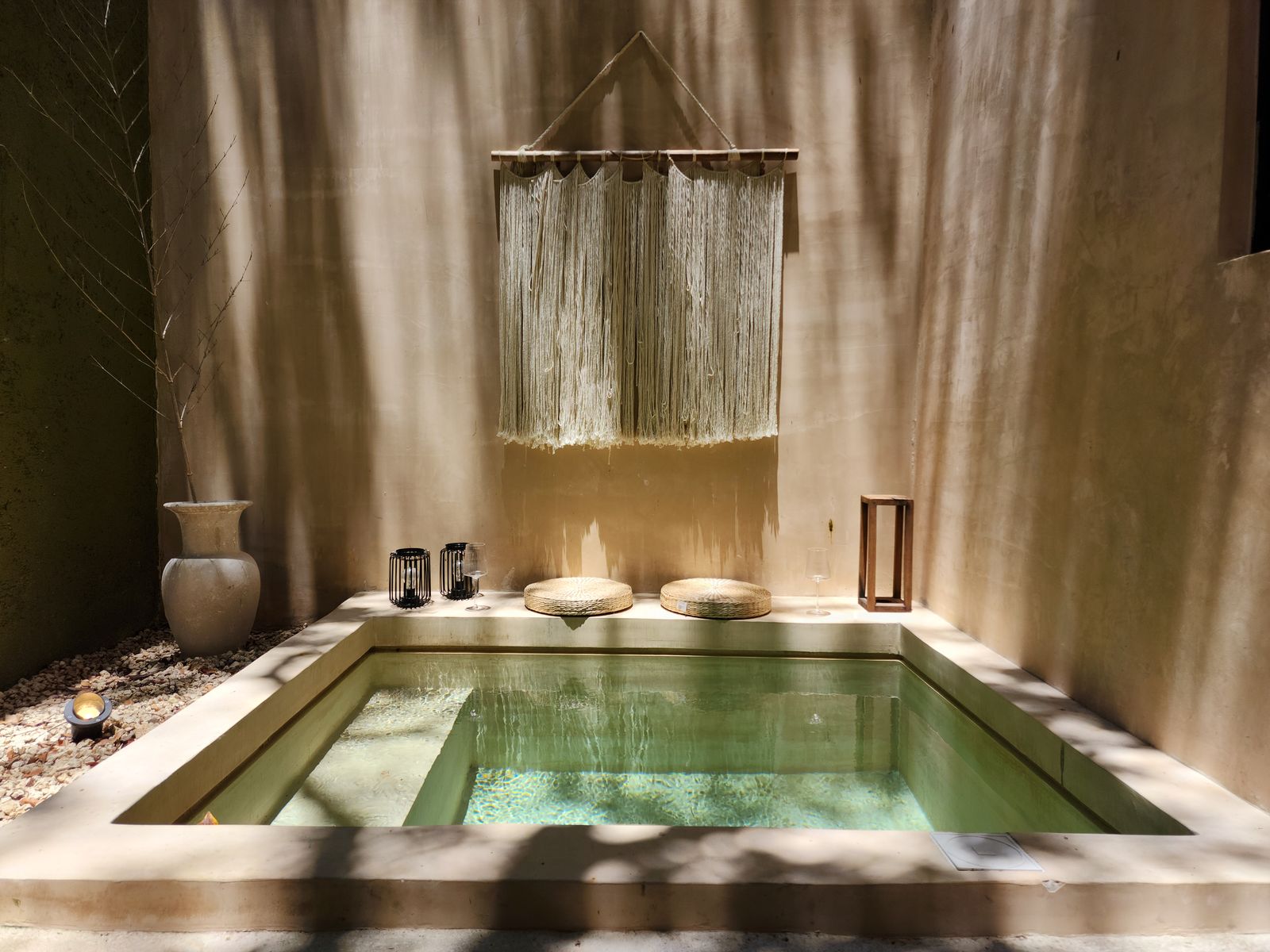 A serene, light-filled spa interior