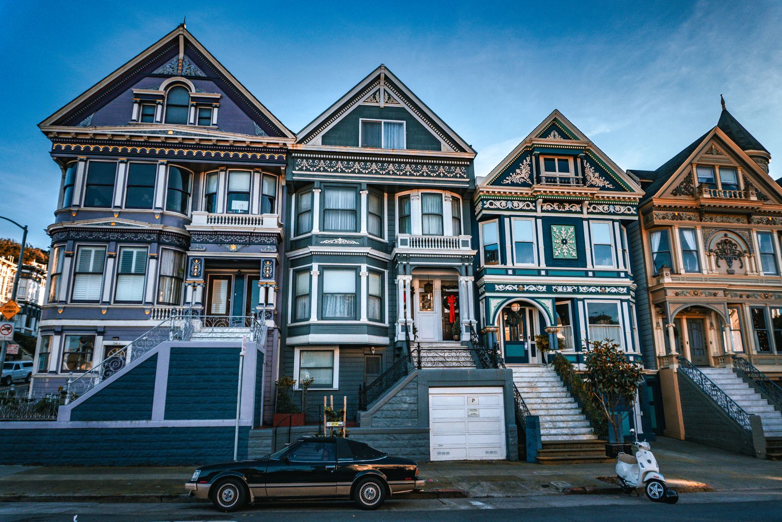 Victorian Painted Ladies houses in San Francisco