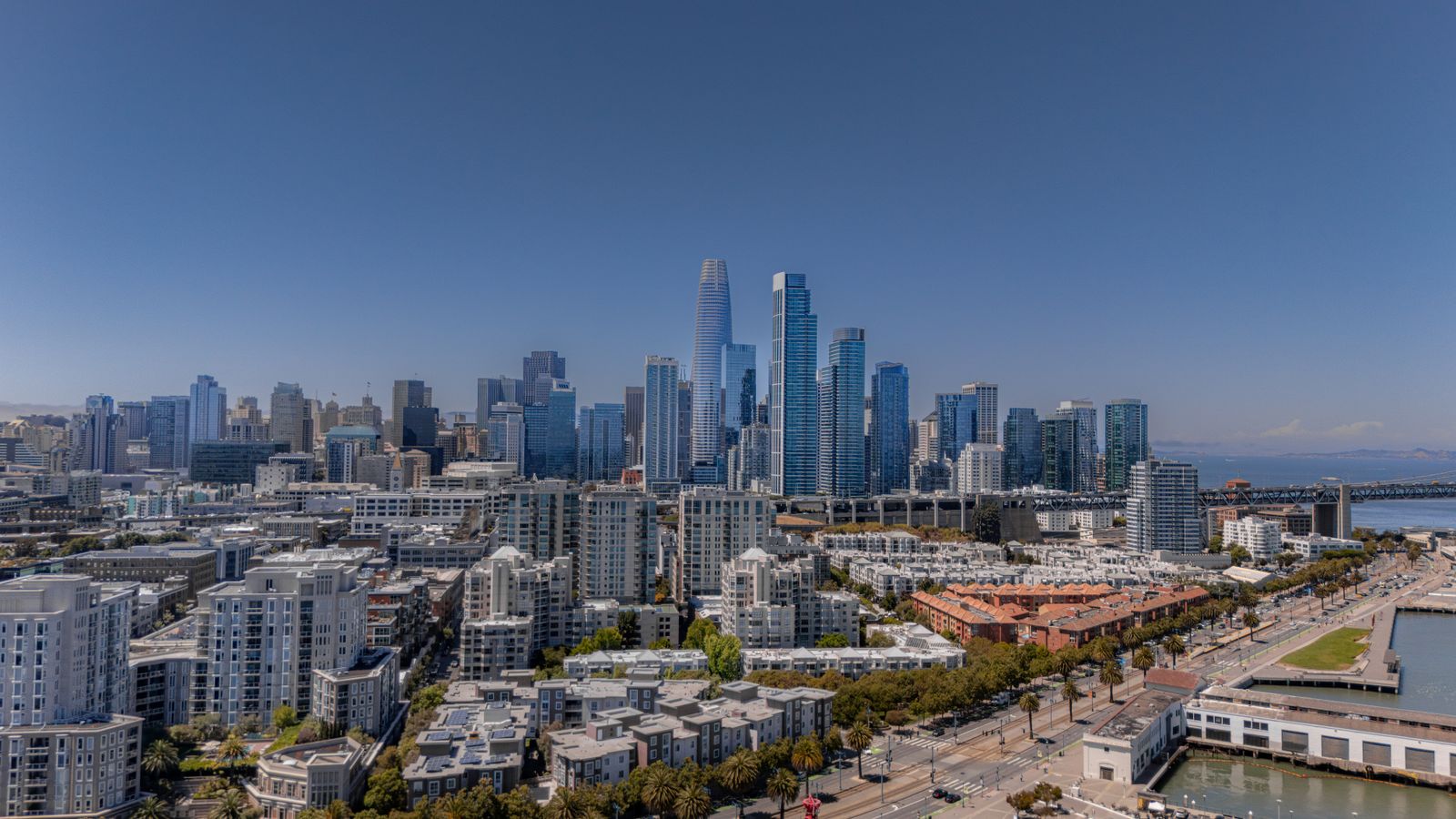 Aerial view of San Francisco