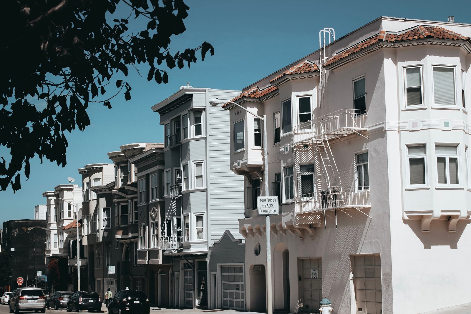 Classic San Francisco residential street